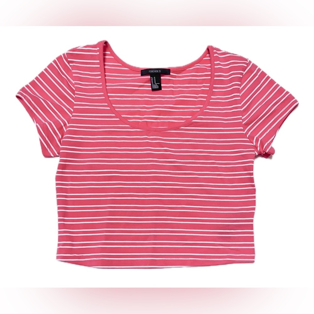 Forever 21 Striped Crop Top